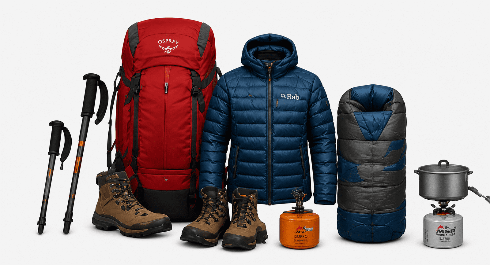 Gear calculator for trekking equipment rental in Huaraz